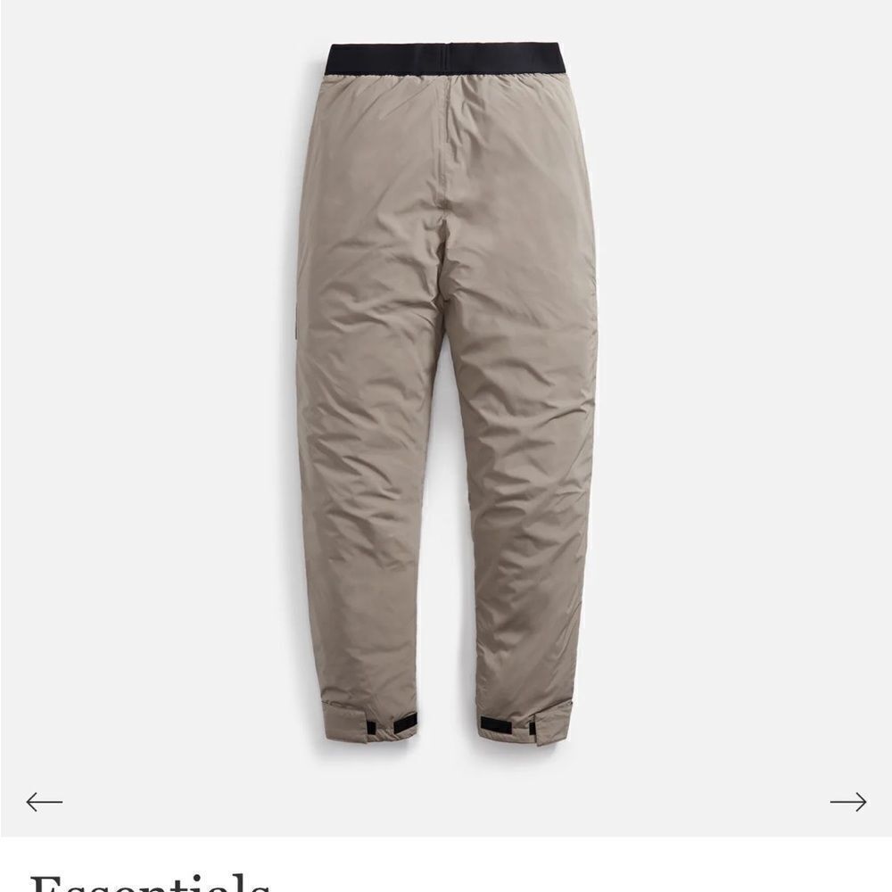 Fear Of God Essentials desert taupe Storm Pants Small NWT $250 - Picture 5 of 8